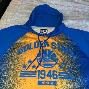 Golden State Warriors Hooded T-shirt - Mens 2XL